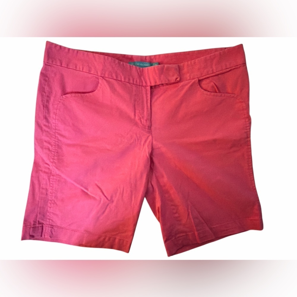 Tori Richard Pink 9 inch Bermuda Shorts